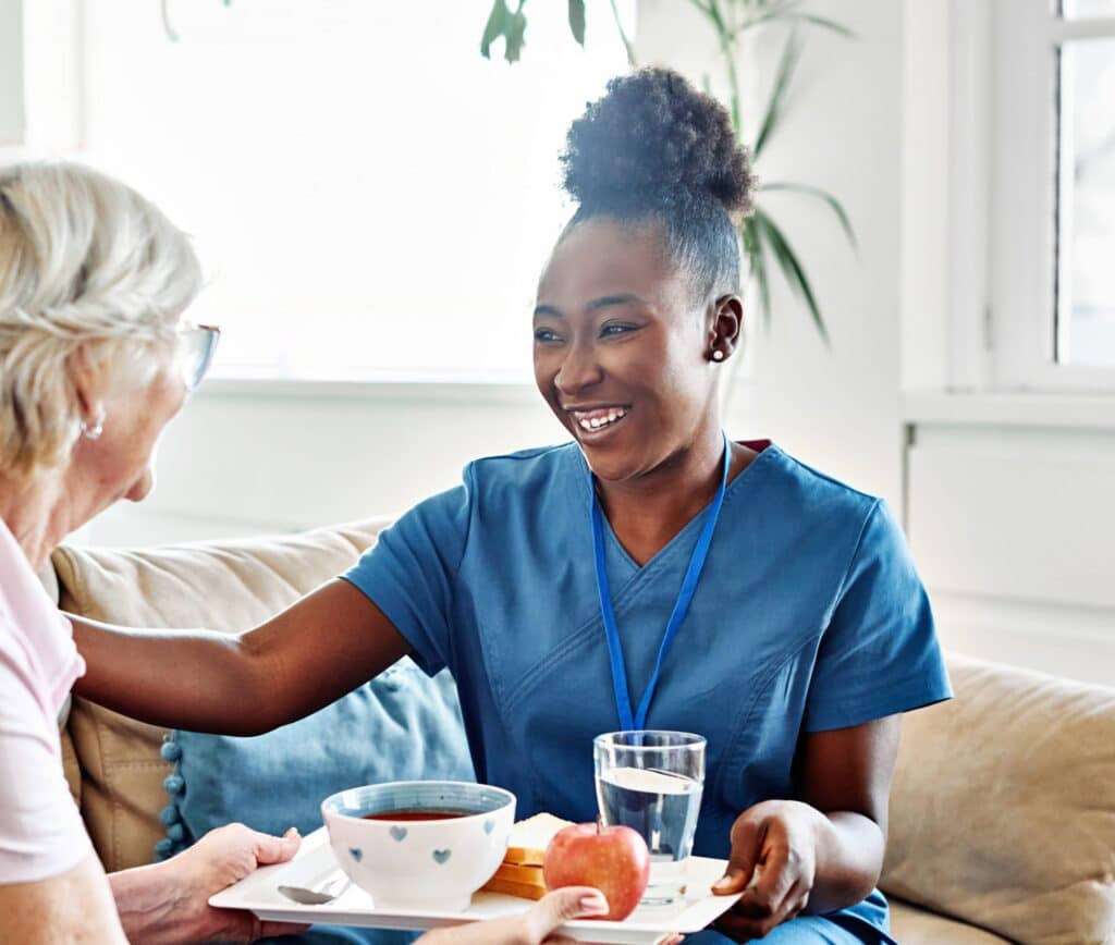 Compassionate home caregiver providing in-home assistance for seniors in San Diego, CA.